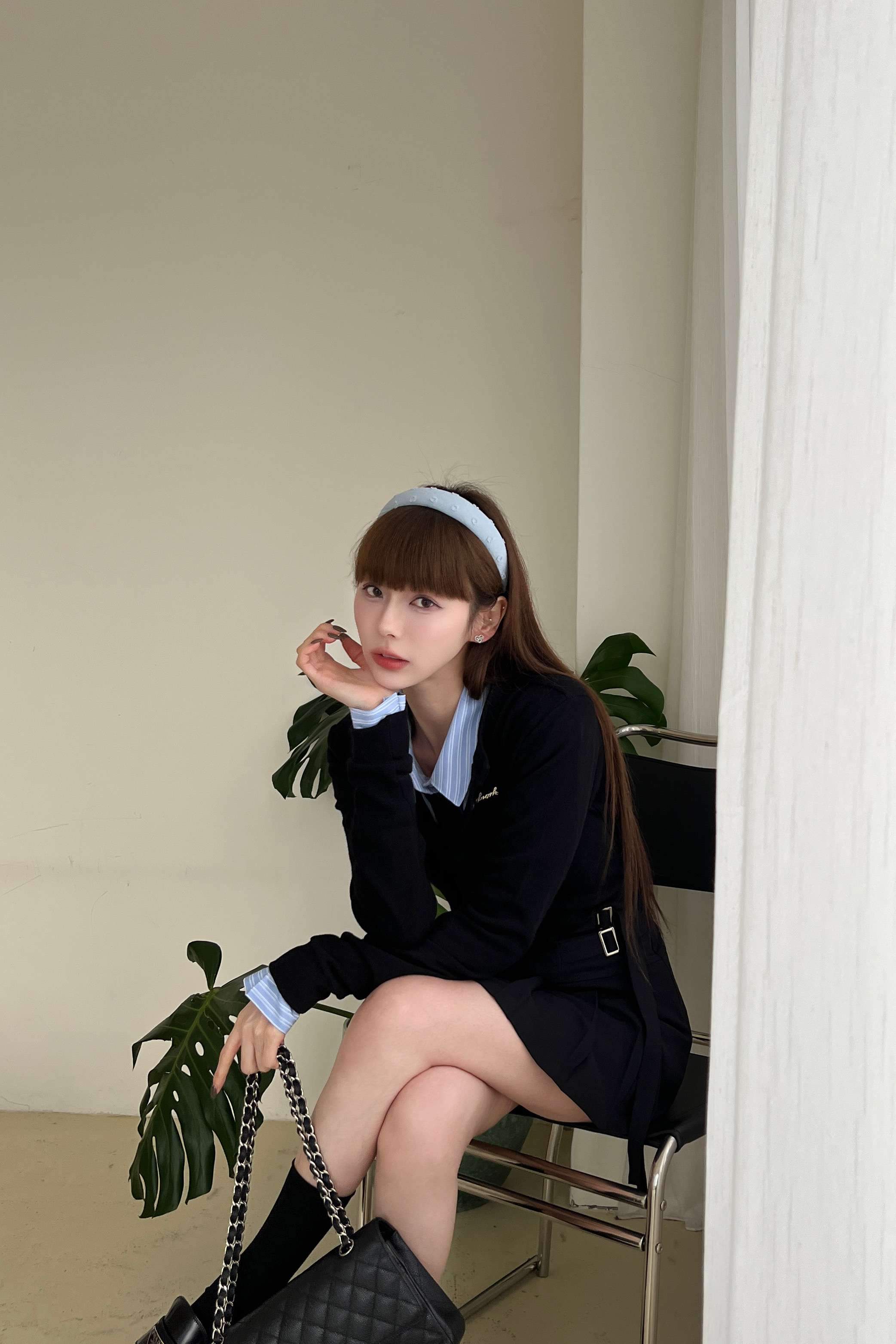 甜甜女孩立體紋路髮箍