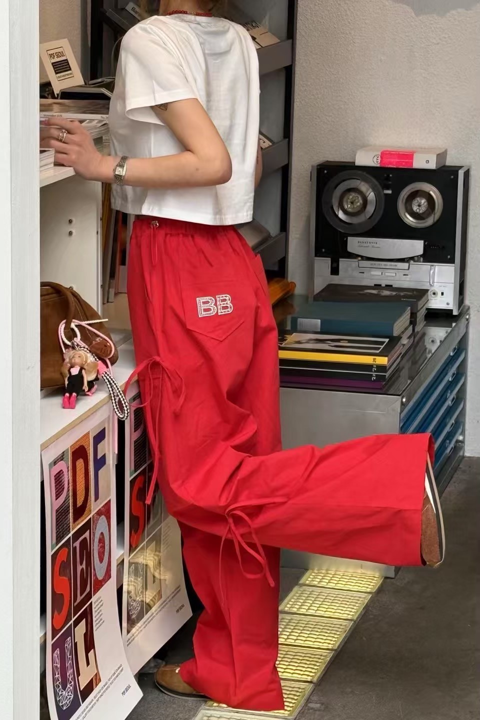 BB街頭綁帶工作褲