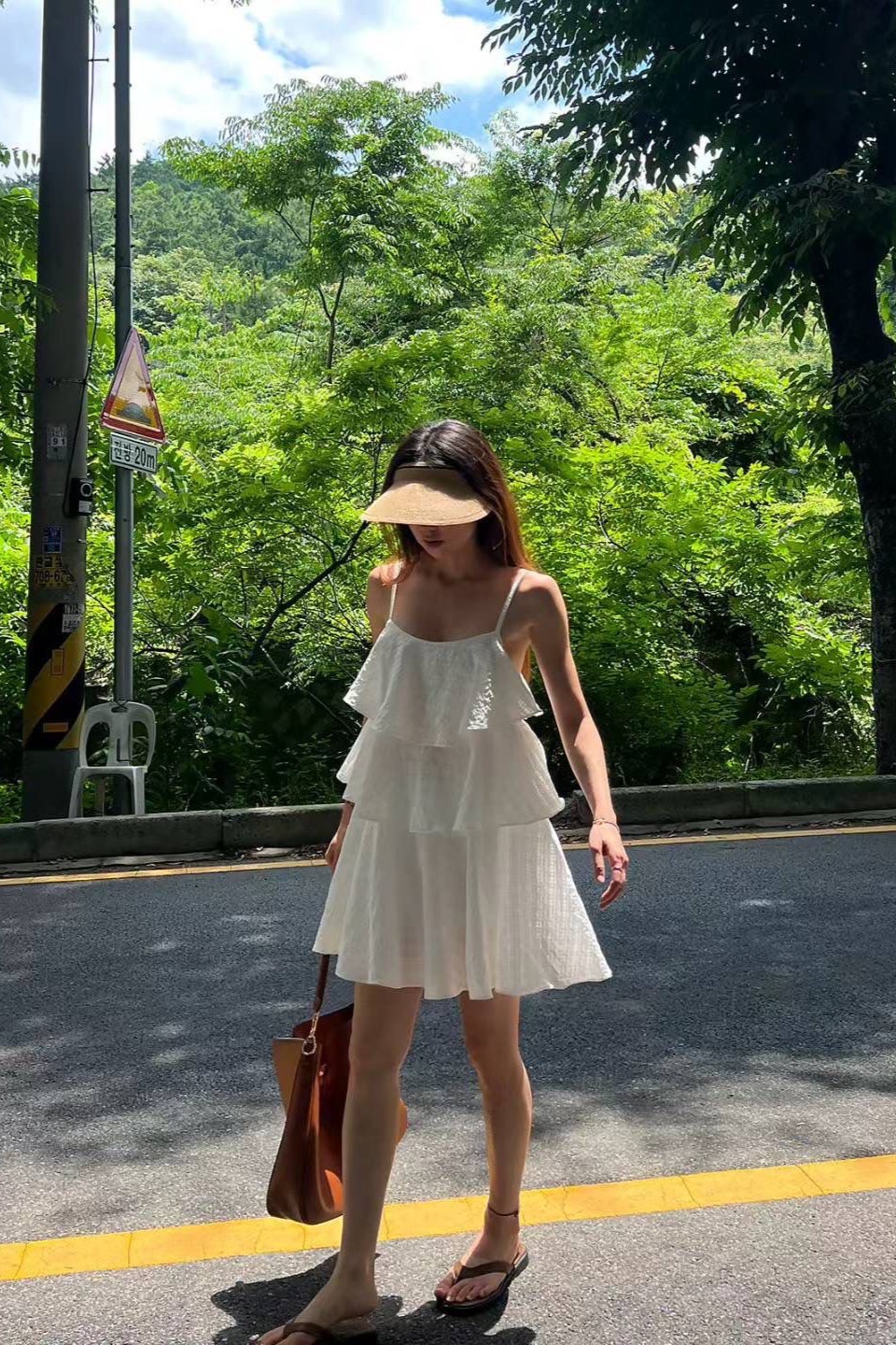 兩件式層次短洋短褲