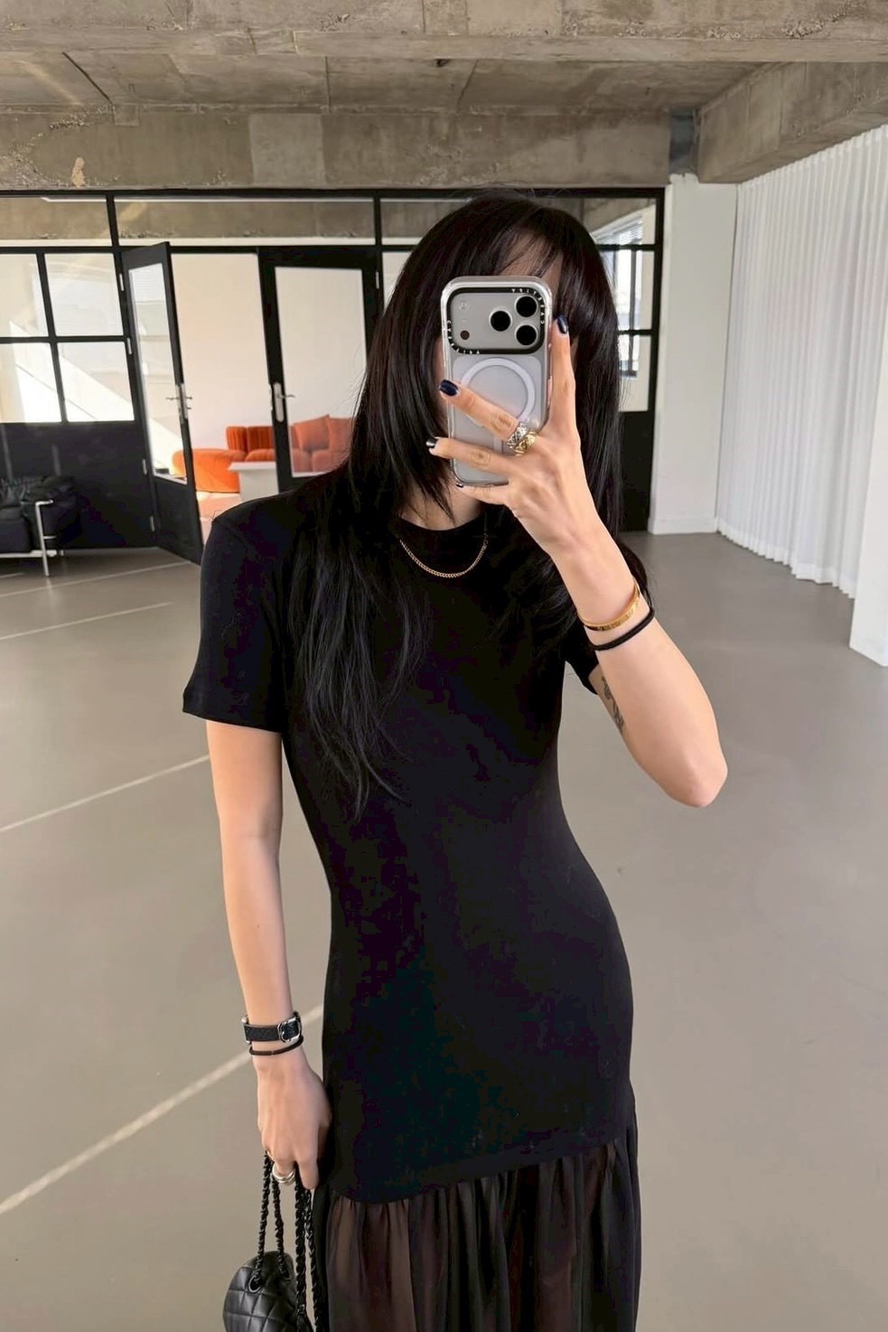 女神降臨拼接長洋(短袖款)