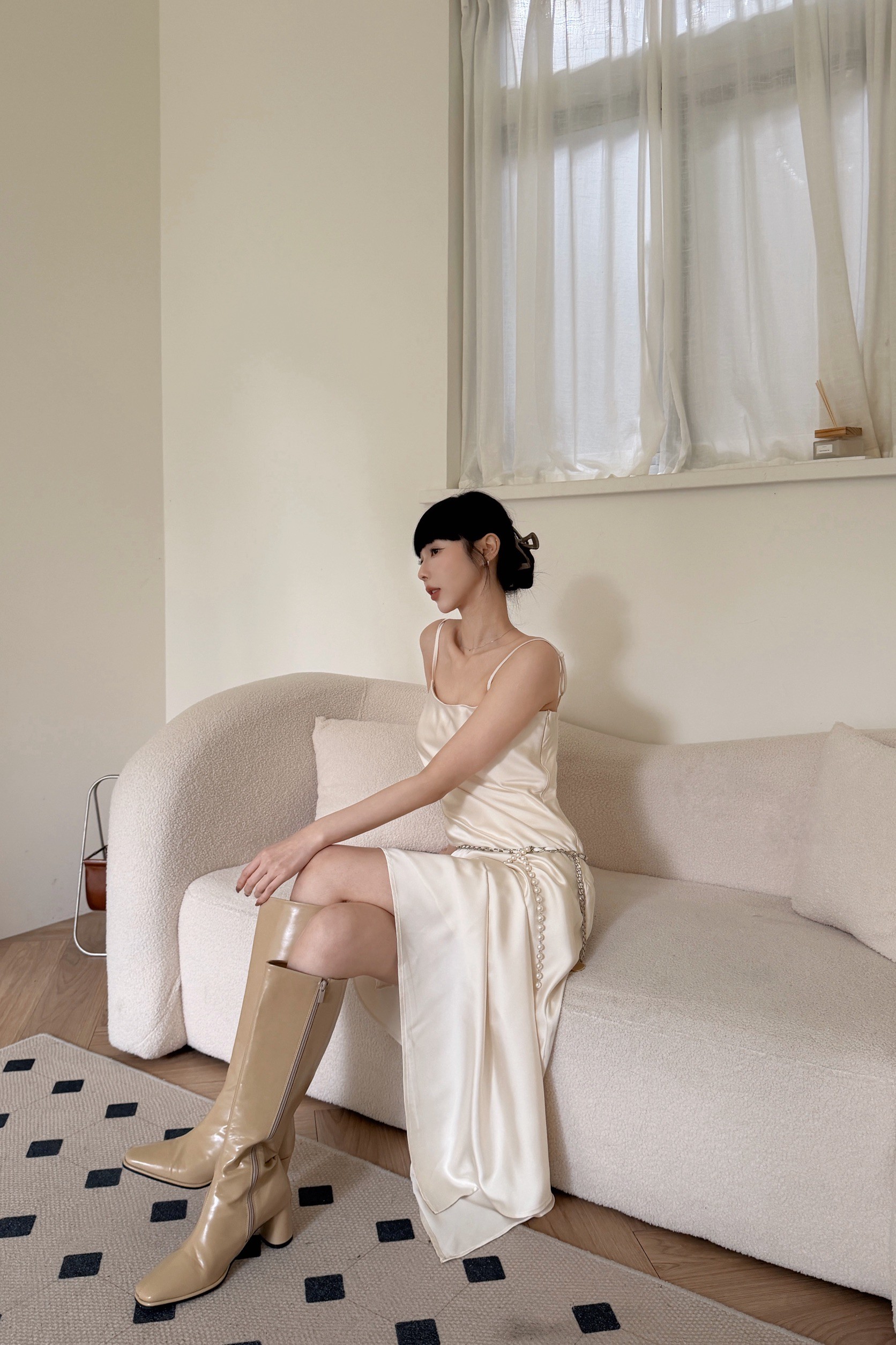 不對稱設計光澤長洋