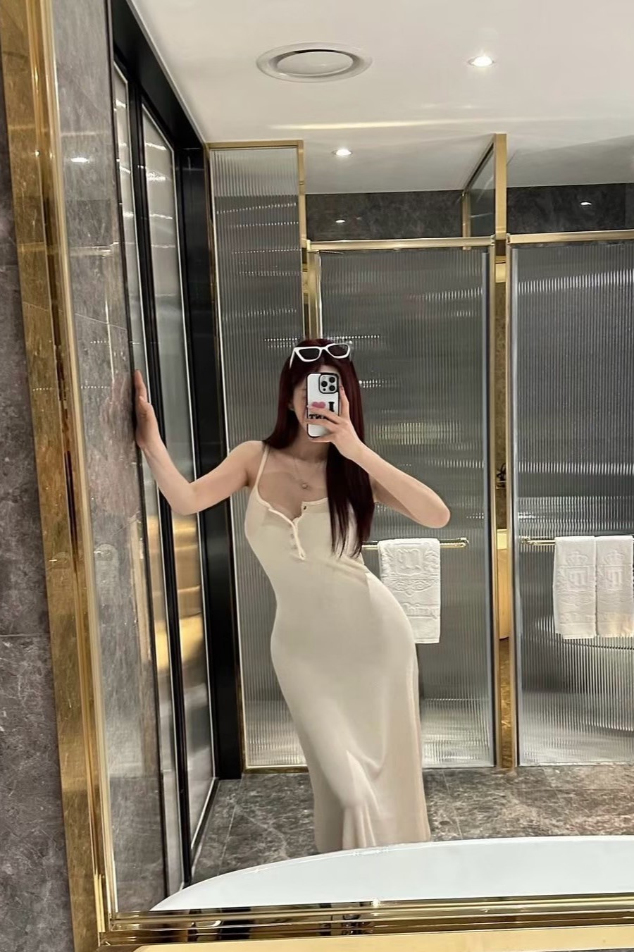 細肩顯瘦百搭長洋