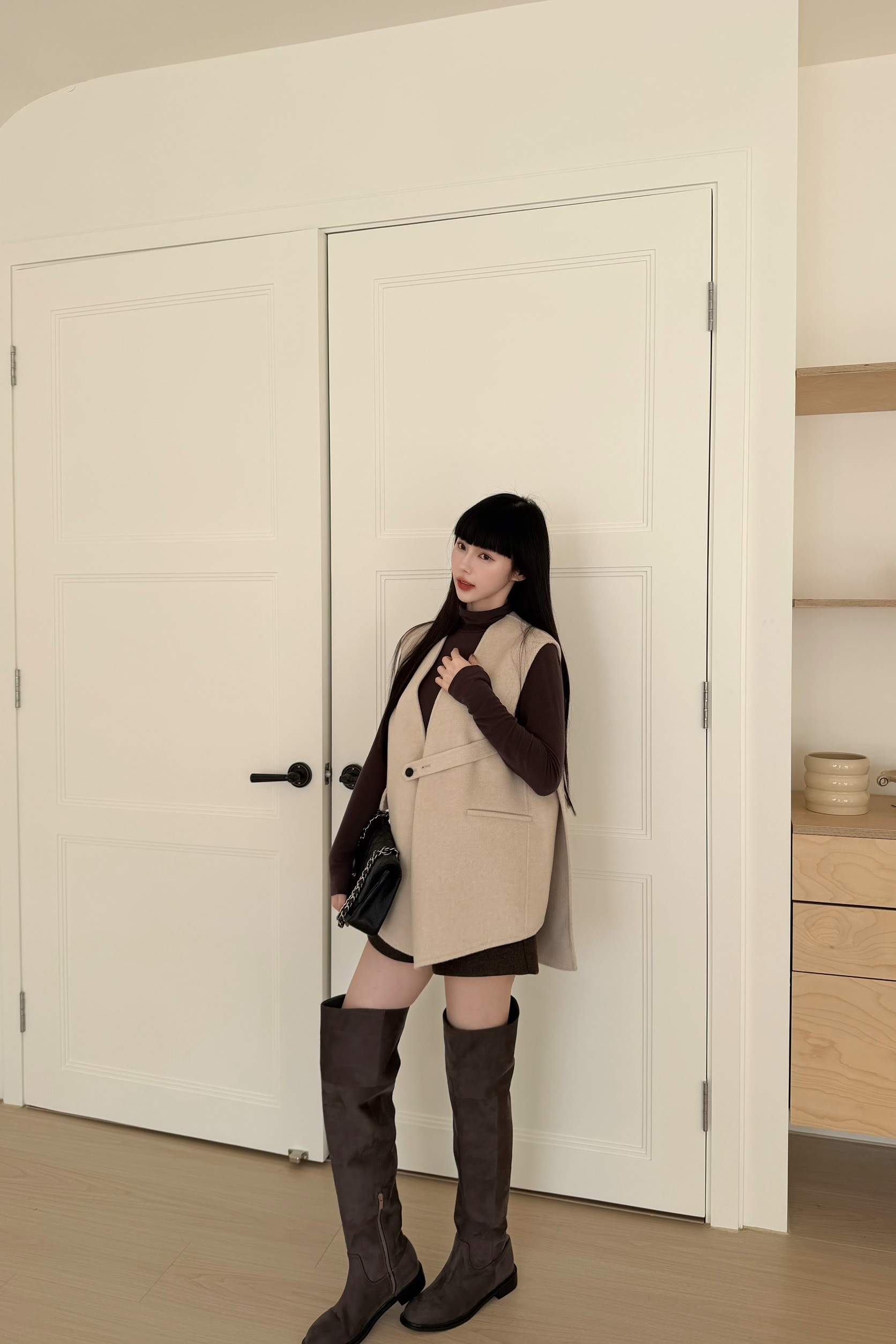 高質感cashmere羊毛背心