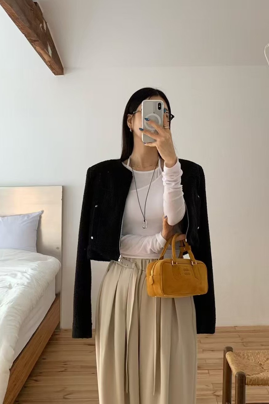 俐落簡約小香感外套