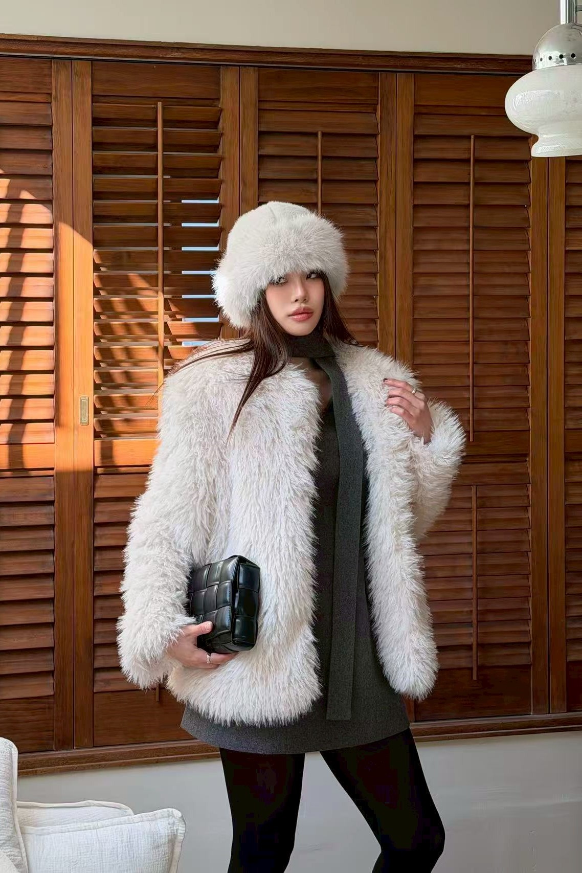 PARTY毛毛皮草外套