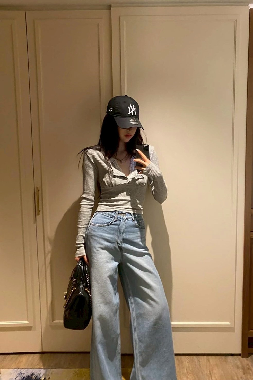 小性感蕾絲層次長袖上衣