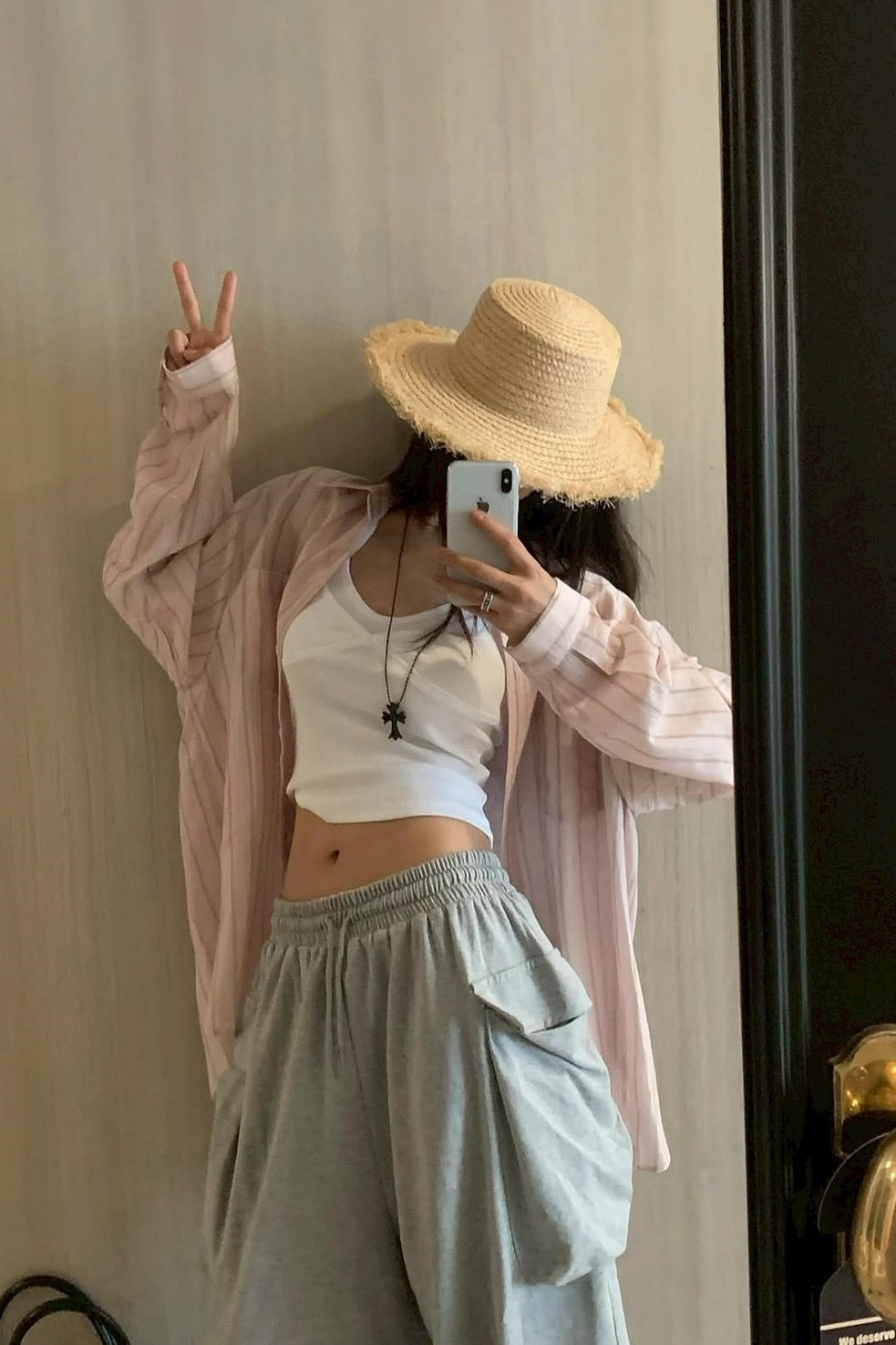 夏日冰沙直紋襯衫