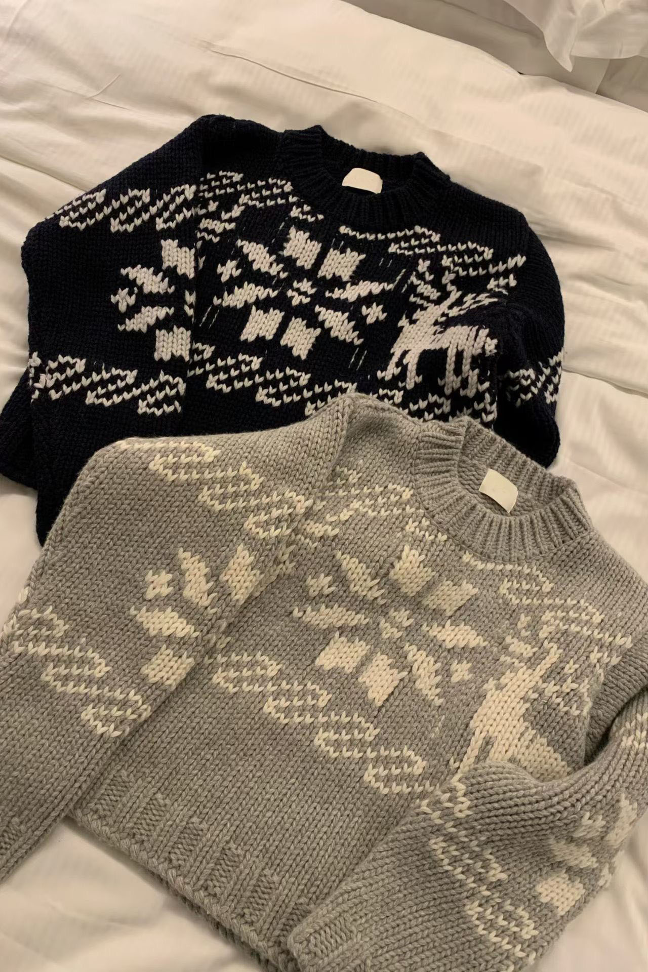 暖呼呼費爾島羊毛毛衣