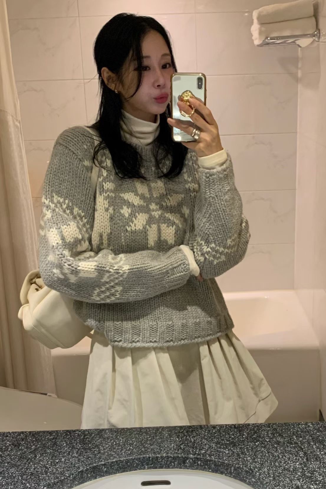 暖呼呼費爾島羊毛毛衣