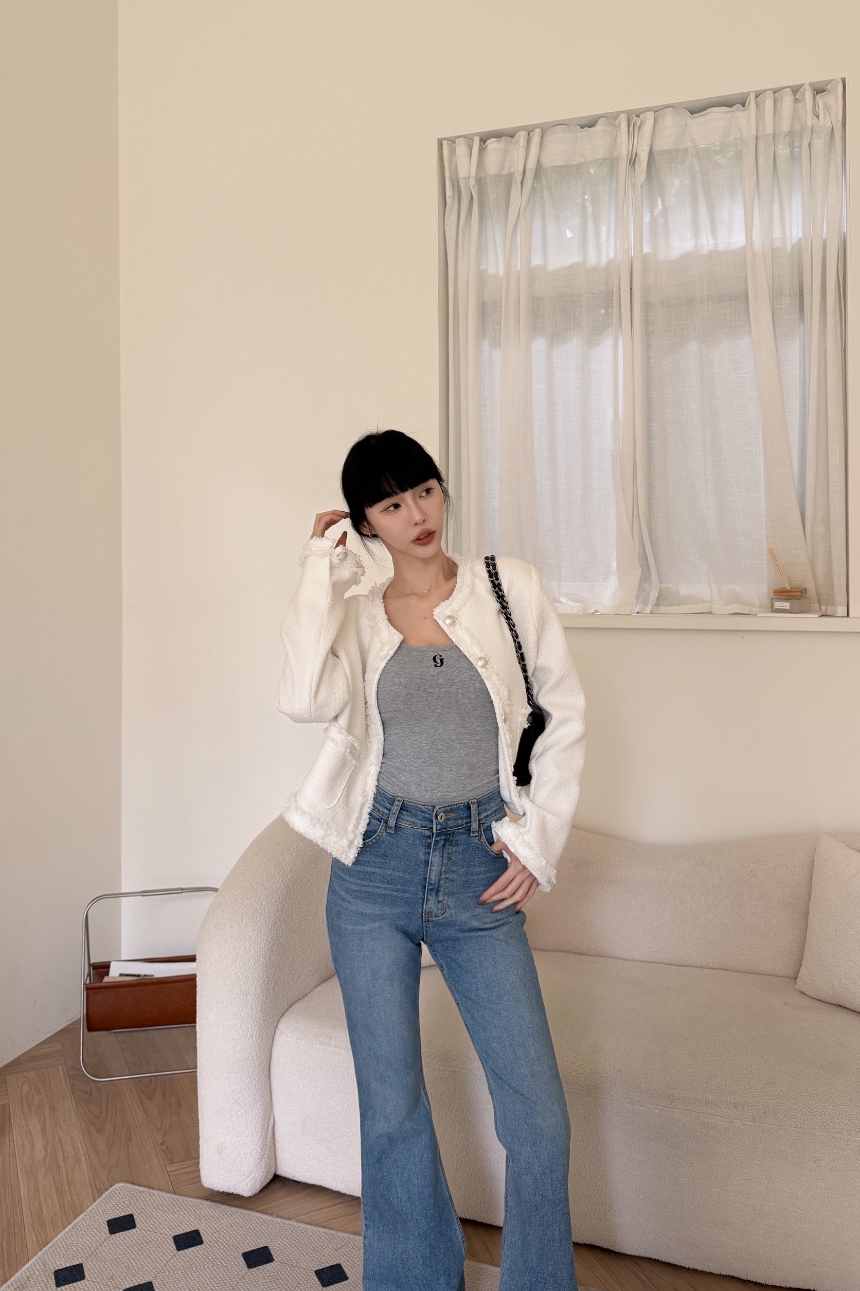 簡約字母百搭背心